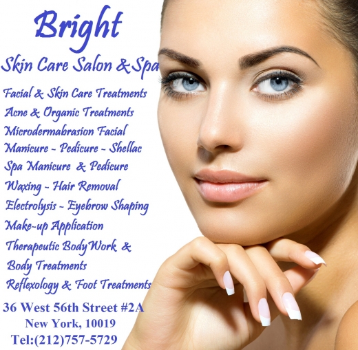 Photo by <br />
<b>Notice</b>:  Undefined index: user in <b>/home/www/activeuser/data/www/vaplace.com/core/views/default/photos.php</b> on line <b>128</b><br />
. Picture for Bright Skin Care Salon and Spa in New York City, New York, United States - Point of interest, Establishment, Health, Spa, Beauty salon, Hair care