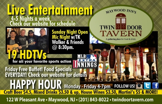 Twin Door Tavern in Maywood City, New Jersey, United States - #3 Photo of Restaurant, Food, Point of interest, Establishment, Bar