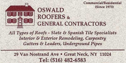 Oswald Home Improvements in Great Neck City, New York, United States - #1 Photo of Point of interest, Establishment, General contractor, Roofing contractor