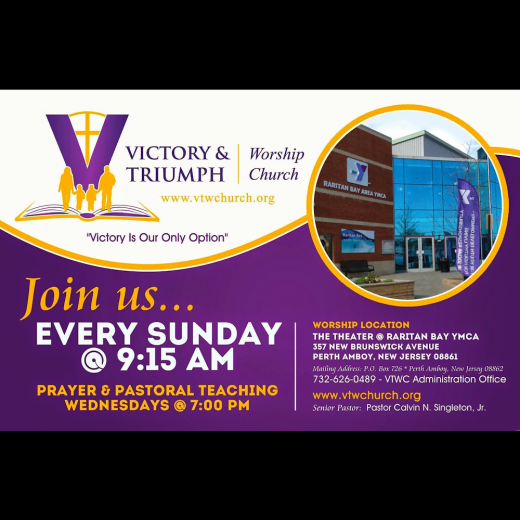 Victory & Triumph Worship Church in Perth Amboy City, New Jersey, United States - #1 Photo of Point of interest, Establishment, Church, Place of worship