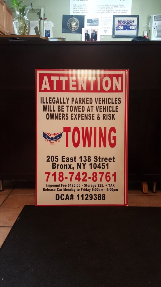 Photo by <br />
<b>Notice</b>:  Undefined index: user in <b>/home/www/activeuser/data/www/vaplace.com/core/views/default/photos.php</b> on line <b>128</b><br />
. Picture for D & M Towing Corporation in Bronx City, New York, United States - Point of interest, Establishment, Car repair