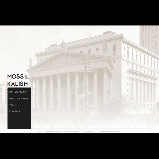 Moss & Kalish Pllc in New York City, New York, United States - #1 Photo of Point of interest, Establishment, Lawyer