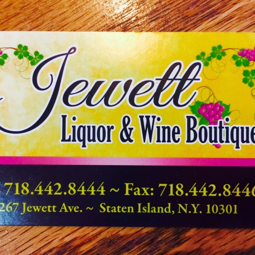 Jewett Liquor & Wine Boutique in Richmond City, New York, United States - #1 Photo of Point of interest, Establishment, Store, Liquor store