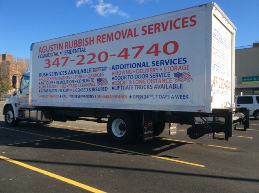 AGUSTIN RUBBISH REMOVAL SERVICES in Bronx City, New York, United States - #3 Photo of Point of interest, Establishment, Moving company, Storage