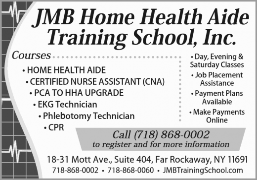 JMB Home Health Aide Training in Far Rockaway City, New York, United States - #1 Photo of Point of interest, Establishment, School, Health