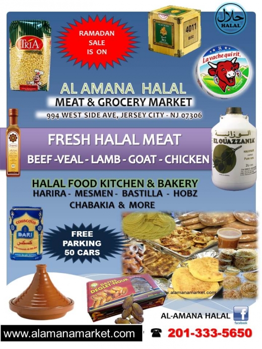 Photo by <br />
<b>Notice</b>:  Undefined index: user in <b>/home/www/activeuser/data/www/vaplace.com/core/views/default/photos.php</b> on line <b>128</b><br />
. Picture for Al-Amana Meat & Grocery Market LLC in Jersey City, New Jersey, United States - Food, Point of interest, Establishment, Store