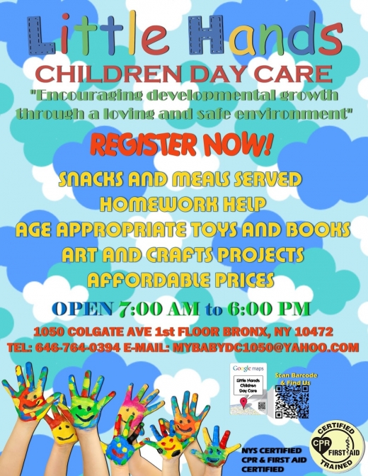 Photo by <br />
<b>Notice</b>:  Undefined index: user in <b>/home/www/activeuser/data/www/vaplace.com/core/views/default/photos.php</b> on line <b>128</b><br />
. Picture for Little Hands Children Day Care in Bronx City, New York, United States - Point of interest, Establishment