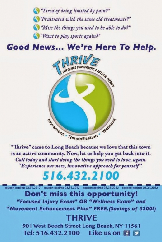Thrive Long Beach Chiropractic in Long Beach City, New York, United States - #3 Photo of Point of interest, Establishment, Health