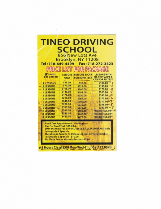 Photo by <br />
<b>Notice</b>:  Undefined index: user in <b>/home/www/activeuser/data/www/vaplace.com/core/views/default/photos.php</b> on line <b>128</b><br />
. Picture for Tineo Driving School in Kings County City, New York, United States - Point of interest, Establishment, Insurance agency