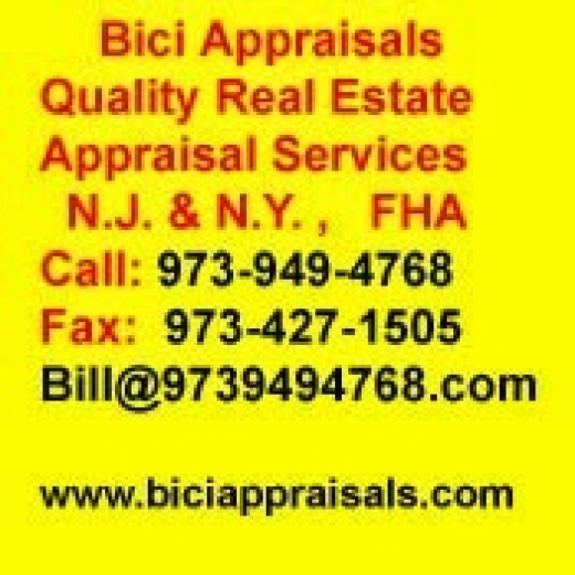 bici appraisals in North Haledon City, New Jersey, United States - #1 Photo of Point of interest, Establishment, Finance