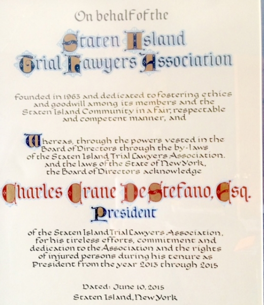 The Law Office of Charles C. DeStefano in Richmond City, New York, United States - #4 Photo of Point of interest, Establishment, Lawyer