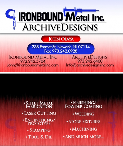 Photo by Ironbound Metal Inc for Ironbound Metal Inc
