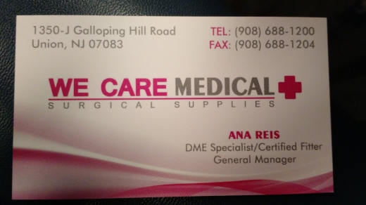 We Care Medical Surgical Supplies in Union City, New Jersey, United States - #3 Photo of Point of interest, Establishment, Store, Health