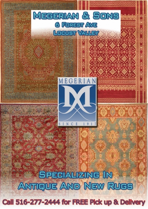 Megerian & Sons Rugs and Rug Cleaning in Locust Valley City, New York, United States - #3 Photo of Point of interest, Establishment, Finance, Store, Home goods store, General contractor