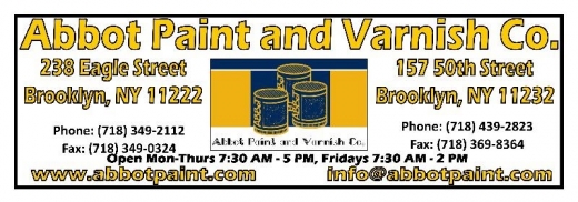 Abbot Paint & Varnish in Brooklyn City, New York, United States - #1 Photo of Point of interest, Establishment, Store, Home goods store