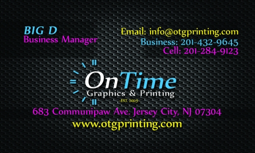 On Time Graphics & Printers in Jersey City, New Jersey, United States - #3 Photo of Point of interest, Establishment, Store