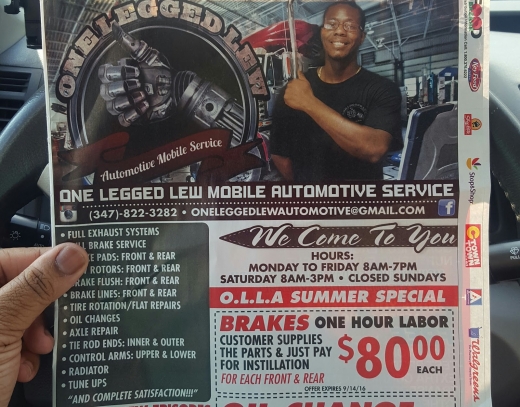 One Legged Lew Automotive in Queens City, New York, United States - #3 Photo of Point of interest, Establishment, Car repair