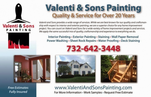 Photo by <br />
<b>Notice</b>:  Undefined index: user in <b>/home/www/activeuser/data/www/vaplace.com/core/views/default/photos.php</b> on line <b>128</b><br />
. Picture for Valenti & Sons Painting in Old Bridge Township City, New Jersey, United States - Point of interest, Establishment, Painter
