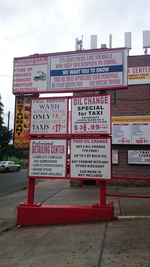 Hi-Tek Car Wash & Lube Inc. in Queens City, New York, United States - #3 Photo of Point of interest, Establishment, Car repair, Car wash