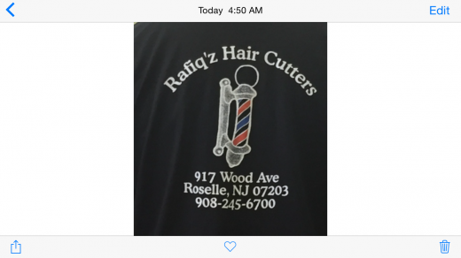 Photo by <br />
<b>Notice</b>:  Undefined index: user in <b>/home/www/activeuser/data/www/vaplace.com/core/views/default/photos.php</b> on line <b>128</b><br />
. Picture for Rafiq'z Haircutters Barbershop in Roselle City, New Jersey, United States - Point of interest, Establishment, Health, Hair care
