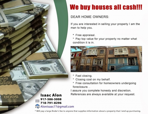 short sale servise -isaac alon in Kings County City, New York, United States - #1 Photo of Point of interest, Establishment, Finance, General contractor, Real estate agency