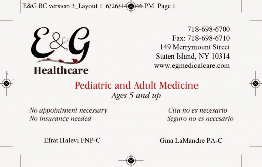 EG Healthcare in Staten Island City, New York, United States - #3 Photo of Point of interest, Establishment, Health, Hospital, Doctor