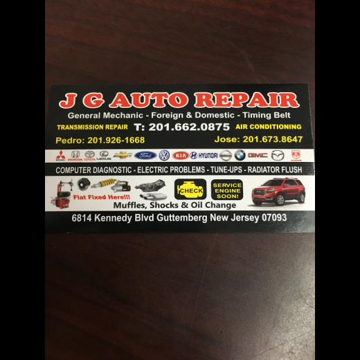 JG AUTO REPAIR in Guttenberg City, New Jersey, United States - #3 Photo of Point of interest, Establishment, Car repair