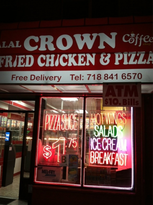Crown Fried Chicken & Pizza in Brooklyn City, New York, United States - #2 Photo of Restaurant, Food, Point of interest, Establishment, Meal takeaway, Meal delivery