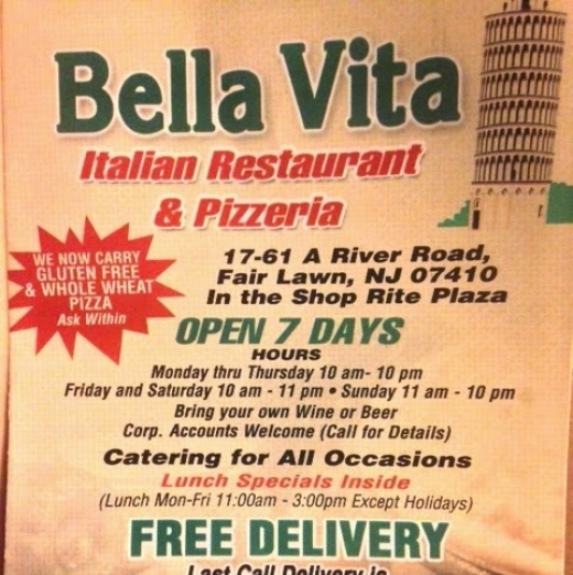 Photo by <br />
<b>Notice</b>:  Undefined index: user in <b>/home/www/activeuser/data/www/vaplace.com/core/views/default/photos.php</b> on line <b>128</b><br />
. Picture for Bella Vita Italian Restaurant in Fair Lawn City, New Jersey, United States - Restaurant, Food, Point of interest, Establishment