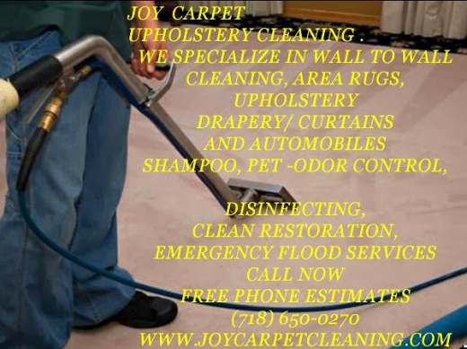 Joy Carpet and Upholstery Cleaning in Kings County City, New York, United States - #4 Photo of Point of interest, Establishment, Laundry