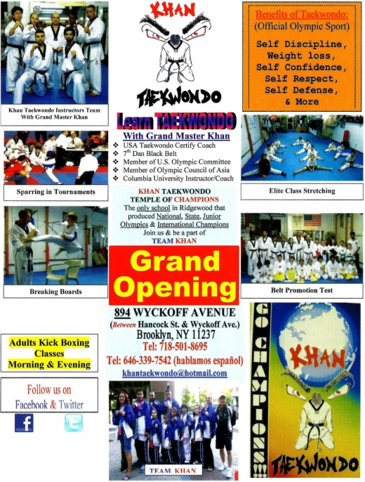 Khan Taekwondo in Kings County City, New York, United States - #1 Photo of Point of interest, Establishment, Health
