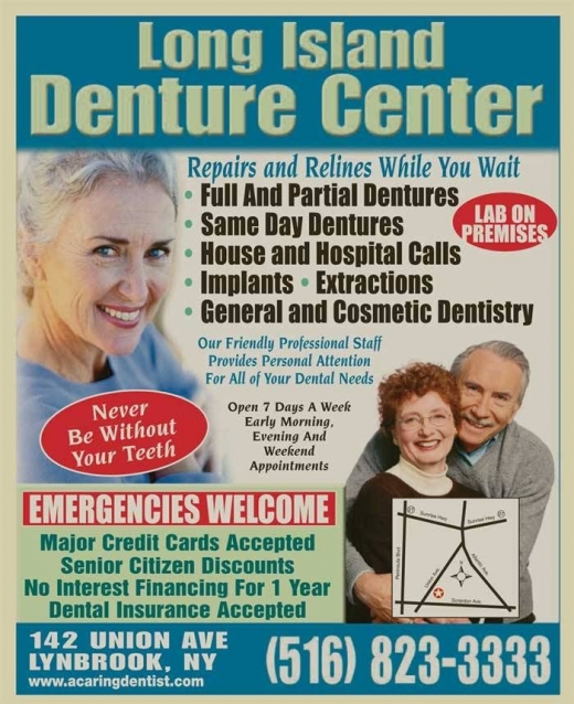 Denture Repair Long Island in Lynbrook City, New York, United States - #1 Photo of Point of interest, Establishment, Health, Dentist