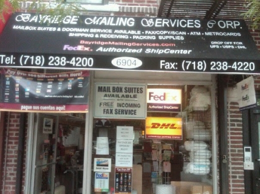 Photo by <br />
<b>Notice</b>:  Undefined index: user in <b>/home/www/activeuser/data/www/vaplace.com/core/views/default/photos.php</b> on line <b>128</b><br />
. Picture for Bay Ridge Mailing Services Corp. in Brooklyn City, New York, United States - Point of interest, Establishment, Store