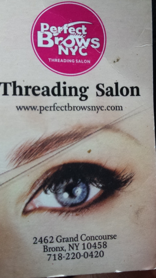 Perfect Brows in Bronx City, New York, United States - #1 Photo of Point of interest, Establishment, Beauty salon, Hair care