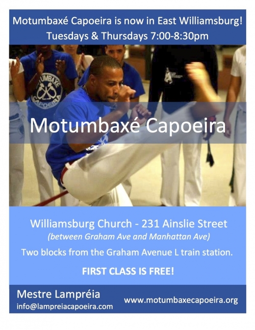 Photo by <br />
<b>Notice</b>:  Undefined index: user in <b>/home/www/activeuser/data/www/vaplace.com/core/views/default/photos.php</b> on line <b>128</b><br />
. Picture for Motumbaxe Capoeira Williamsburg in Kings County City, New York, United States - Point of interest, Establishment, Health