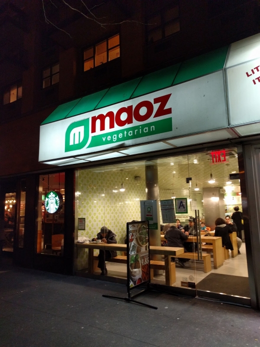 Maoz Vegetarian in New York City, New York, United States - #1 Photo of Restaurant, Food, Point of interest, Establishment