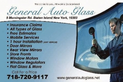 General Auto Glass in Staten Island City, New York, United States - #1 Photo of Point of interest, Establishment, Store, Car repair