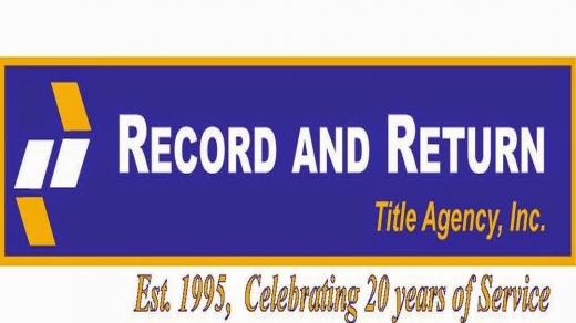 Photo by Record & Return Title Agency for Record & Return Title Agency