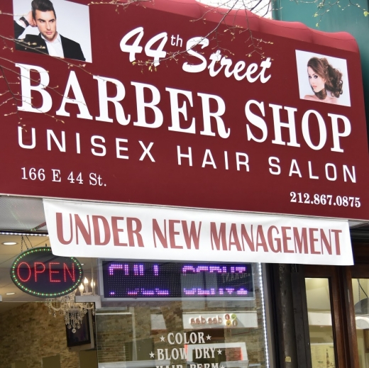 44th Street Barber Shop & Salon in New York City, New York, United States - #1 Photo of Point of interest, Establishment, Health, Spa, Beauty salon, Hair care