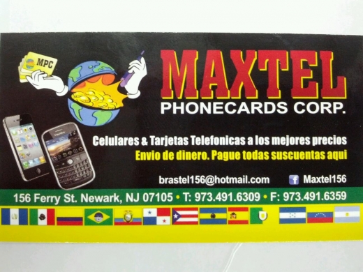 Maxtel Phone Cards & Services in Newark City, New Jersey, United States - #1 Photo of Point of interest, Establishment, Store, Electronics store