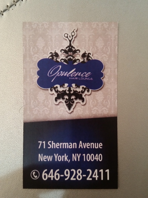 Photo by <br />
<b>Notice</b>:  Undefined index: user in <b>/home/www/activeuser/data/www/vaplace.com/core/views/default/photos.php</b> on line <b>128</b><br />
. Picture for Opulence Hair Lounge in New York City, New York, United States - Point of interest, Establishment, Hair care