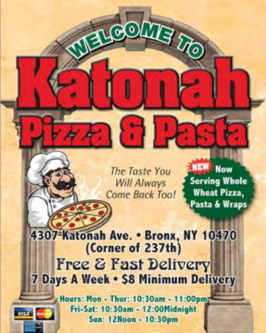 Katonah Pizza & Pasta in Bronx City, New York, United States - #3 Photo of Restaurant, Food, Point of interest, Establishment
