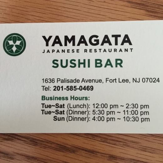 Yamagata in Fort Lee City, New Jersey, United States - #2 Photo of Restaurant, Food, Point of interest, Establishment
