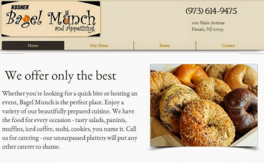 Photo by <br />
<b>Notice</b>:  Undefined index: user in <b>/home/www/activeuser/data/www/vaplace.com/core/views/default/photos.php</b> on line <b>128</b><br />
. Picture for Bagel Munch in Passaic City, New Jersey, United States - Food, Point of interest, Establishment, Store, Bakery