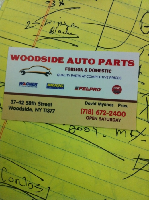 Photo by Woodside Auto Parts for Woodside Auto Parts