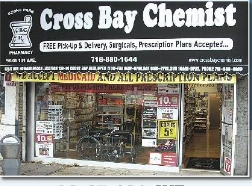 Photo by <br />
<b>Notice</b>:  Undefined index: user in <b>/home/www/activeuser/data/www/vaplace.com/core/views/default/photos.php</b> on line <b>128</b><br />
. Picture for CROSS BAY CHEMIST in Ozone Park City, New York, United States - Point of interest, Establishment, Store, Health, Pharmacy