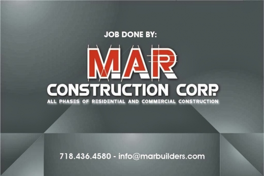 M.A.R. Construction Corporation. in Kings County City, New York, United States - #2 Photo of Point of interest, Establishment, General contractor