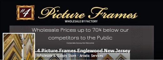 4 Picture Frames in Englewood City, New Jersey, United States - #1 Photo of Point of interest, Establishment, Store, Home goods store