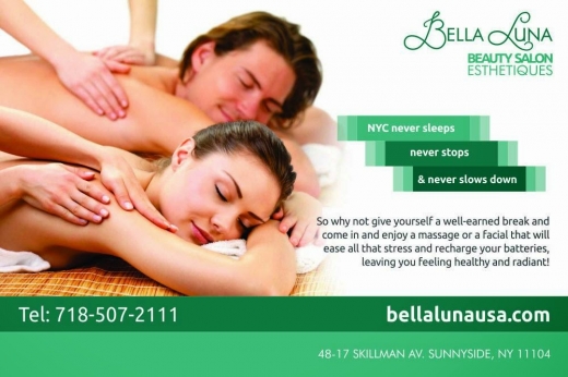 Photo by <br />
<b>Notice</b>:  Undefined index: user in <b>/home/www/activeuser/data/www/vaplace.com/core/views/default/photos.php</b> on line <b>128</b><br />
. Picture for Bella Luna Beauty Salon Spa Esthetiques in Queens City, New York, United States - Point of interest, Establishment, Health, Spa, Beauty salon, Hair care