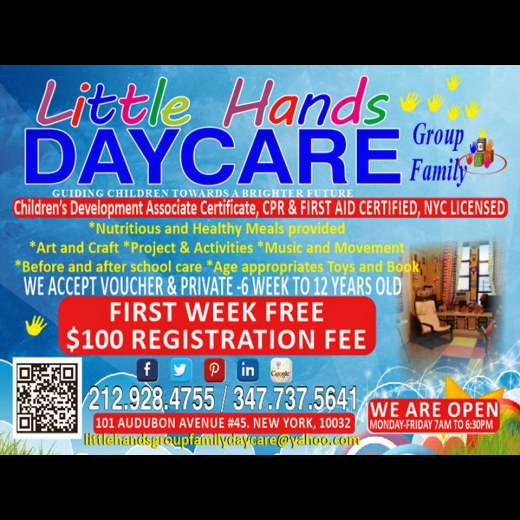 Photo by <br />
<b>Notice</b>:  Undefined index: user in <b>/home/www/activeuser/data/www/vaplace.com/core/views/default/photos.php</b> on line <b>128</b><br />
. Picture for Little Hands Group Family Daycare in New York City, New York, United States - Point of interest, Establishment